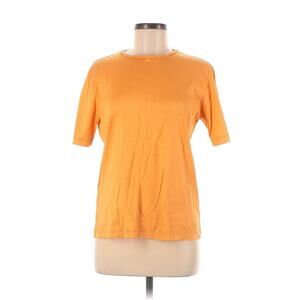 PAL ZILERI VINTAGE Cotton Knit SHIRT TEE MENS ORANGE Yellow M